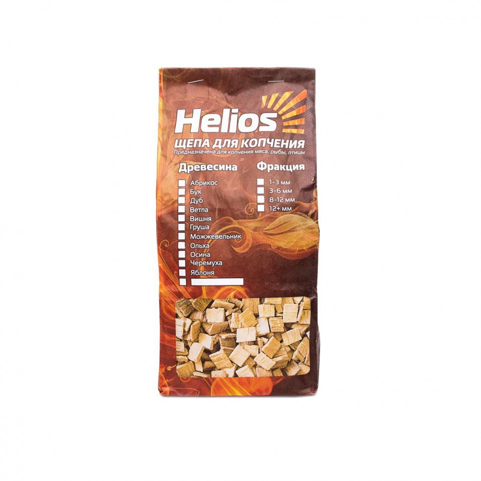 Щепа для копчения Helios Дуб 2л