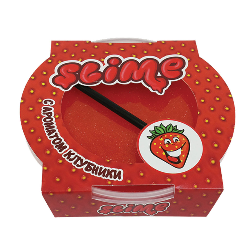 Слайм (лизун) Slime Mega, аромат клубники, 300 г S300-17 цена за 3 шт