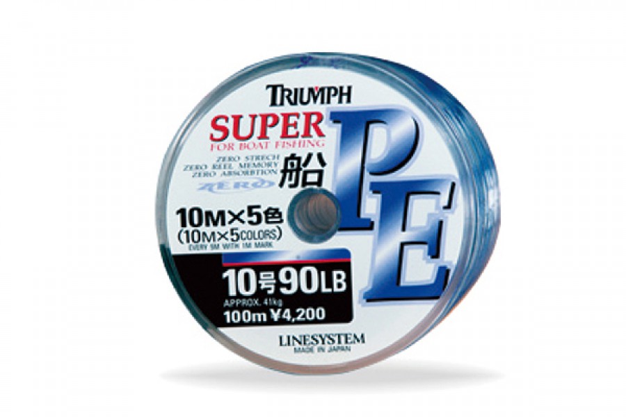 Шнур плетеный Linesystem Triuмph Fune PE #5 (0,37мм) 100м multicolor