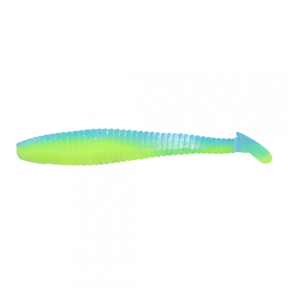 Виброхвост Yaman PRO Flatter Shad, р.5 inch, цвет #18 - Ice Chartreuse (уп. 4 шт.) YP-FS5-18
