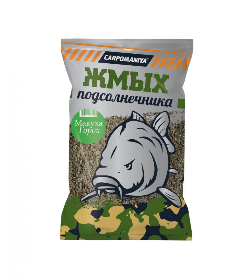 Жмых (макуха Карпомания 1кг Горох